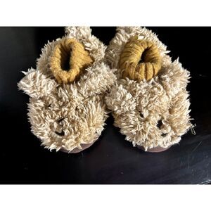 Baby gap bear slippers